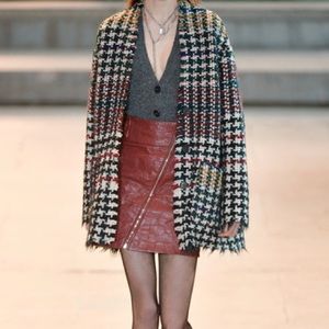 ISABEL MARANT Diana houndstooth tweed jacket